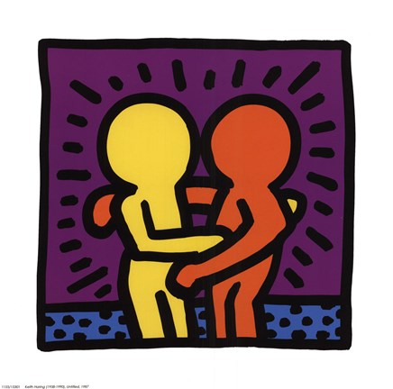 Framed Untitled 1987 Print