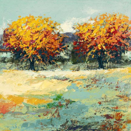 Framed Campagna in Estate II Print