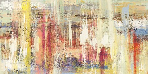 Framed Colori Riflessi (detail) Print