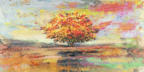 Framed Albero d&#39;estate (detail) Print