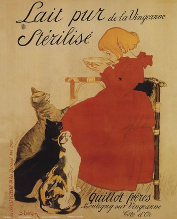 Framed Nestle's Swiss Milk Print