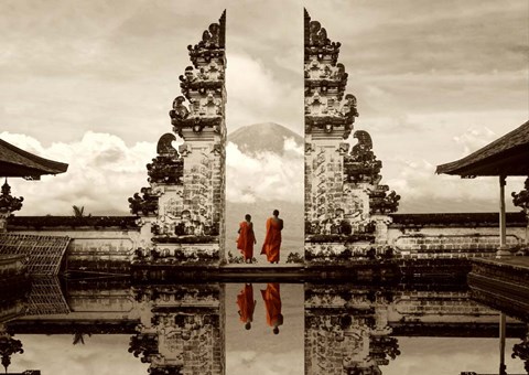 Framed Gates of Heaven, Bali Print