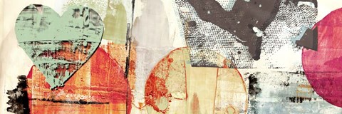 Framed Pop Love #1 (detail) Print