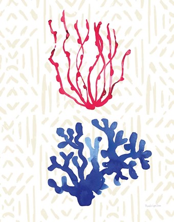 Framed Salty Waves III Print