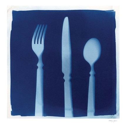 Framed Cyanotype Kitchen VIII Print
