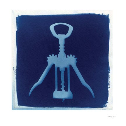 Framed Cyanotype Kitchen V Print