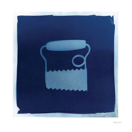 Framed Cyanotype Kitchen III Print