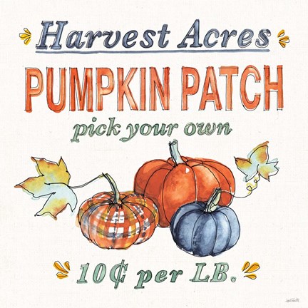 Framed Fall Flair V Print