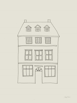 Framed Buildings of London IV Print
