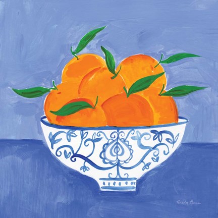 Framed Orange Still Life Print