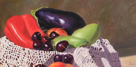 Framed Lots to Eat Print