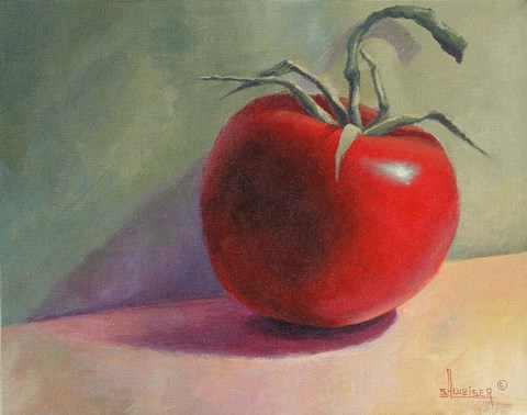 Framed One Tomato Print