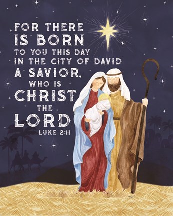 Framed Come Let Us Adore Him Portrait VI-Christ the Lord Print