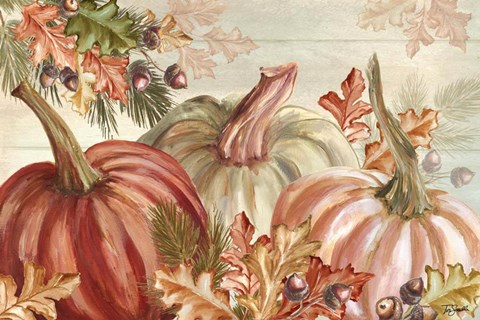 Framed October Symphony I Print