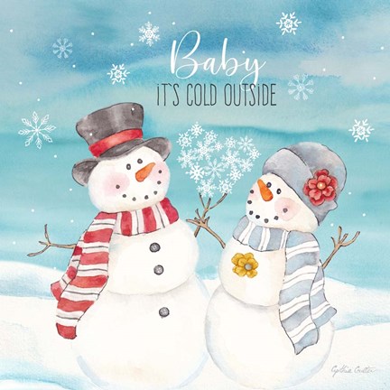 Framed Snow Lace III Print