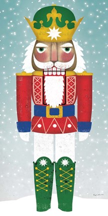 Framed Joyful Nutcracker III Print