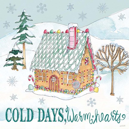 Framed Holiday Trimmings V Print