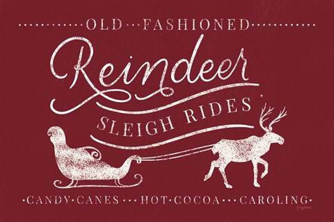 Framed Vintage Christmas VIII Print