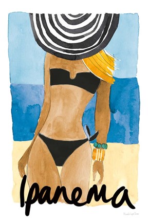 Framed Ipanema Girl Print