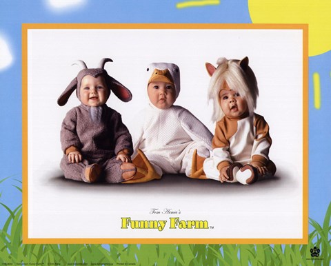 Framed Funny Farm II Print