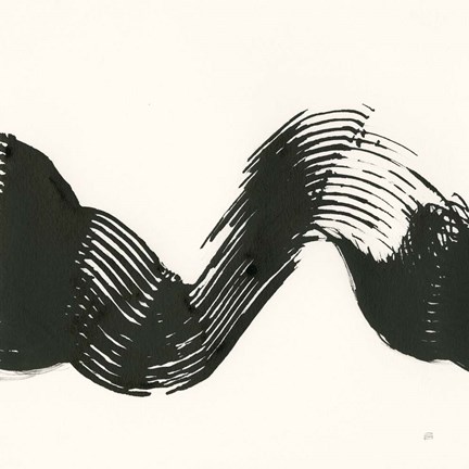 Framed Brushed VI Print