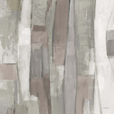 Framed Spring Stream Neutral Print