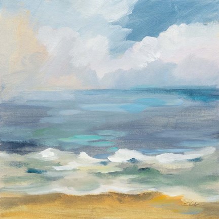 Framed Del Mar Sky I Print