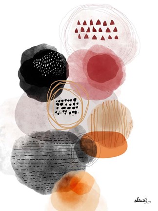 Framed Forest Sunset Print