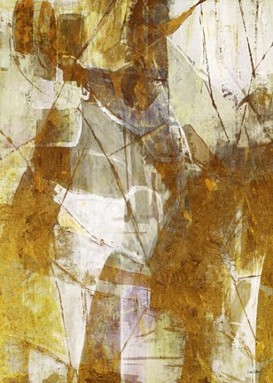 Framed Gold Matrix 1 Print