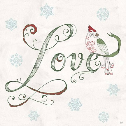 Framed Christmas Season VI Print