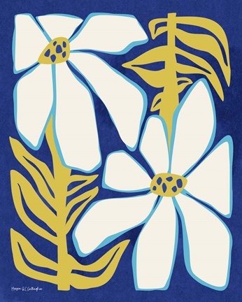 Framed Flower Power I Print