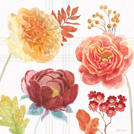 Framed Wooded Harvest VIII Print