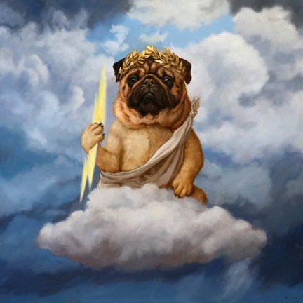 Framed Zeus&#39;s Bitch Print