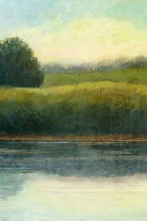 Framed Riverbank 1 Print