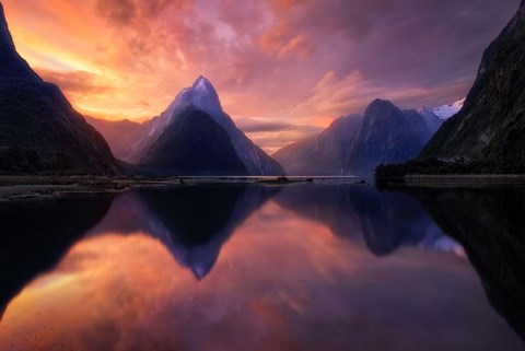 Framed Milford Sound Print