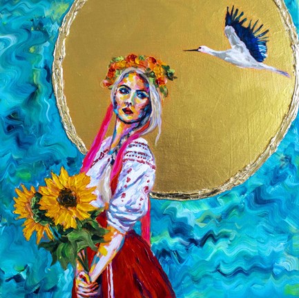 Framed Praying for Ukraine Print