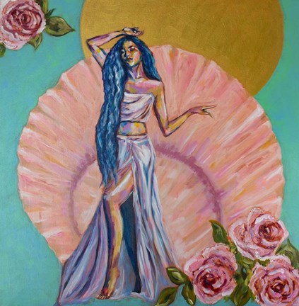 Framed Rebirth Of Venus Print