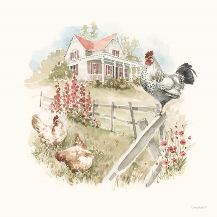 Framed Countryside XI Print