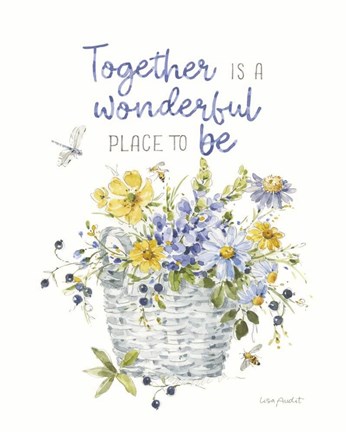 Framed Lovely Blues XVIX Print