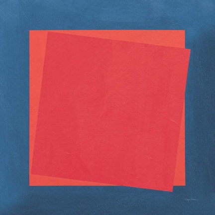 Framed Geo Core Bright Print