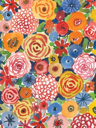 Framed Petal Play II Print