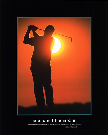 Framed Excellence Print