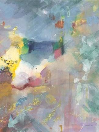 Framed Quasar III Rose Print