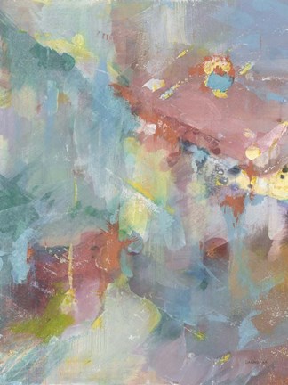 Framed Quasar II Rose Print