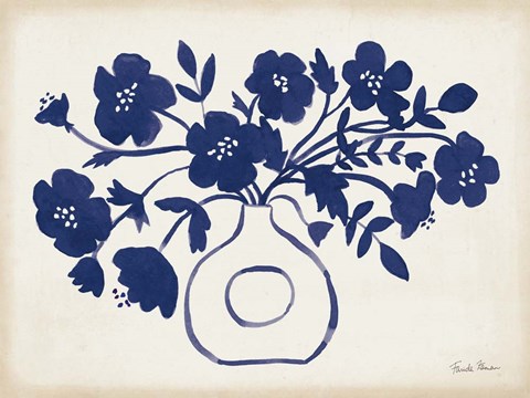 Framed Modern Sodalite Blue II Print