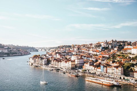 Framed Porto II Print