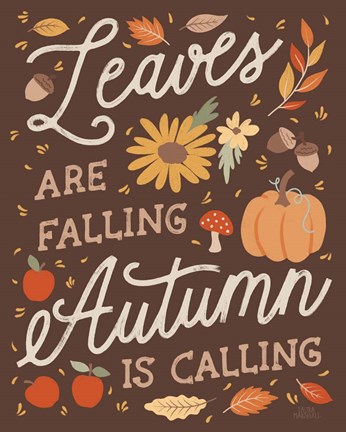 Framed Harvest Wishes IV Print