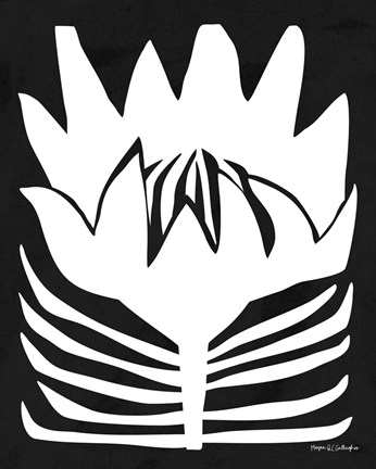 Framed Flower Power II WB Print