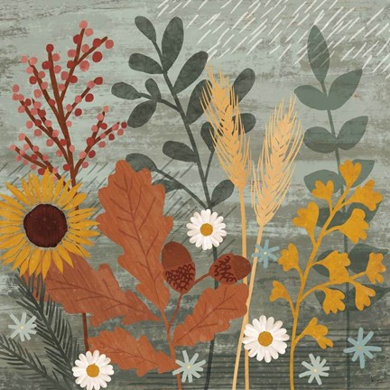 Framed Harvest Craze III Print