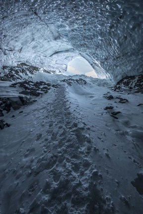 Framed Ice Cave, Kluane National Park, Yukon, Canada Print